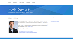Desktop Screenshot of kevindemeritt.com